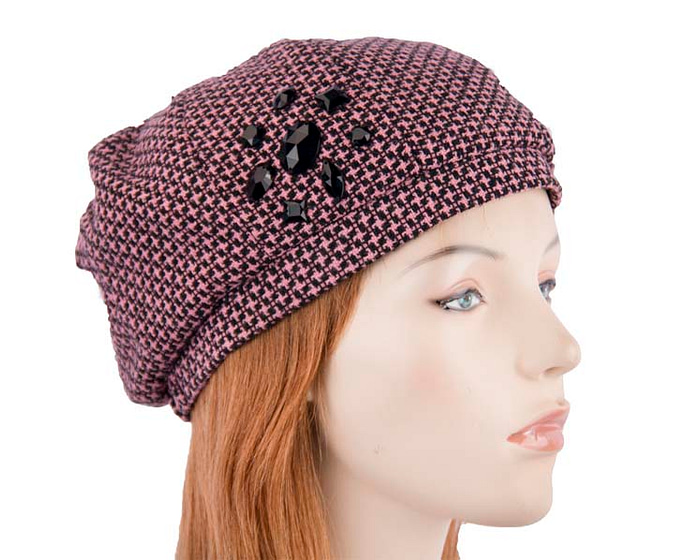 Pink ladies Casual Beret Hat Max Alexander J153P - Hats From OZ