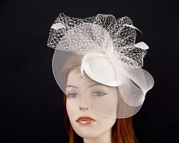 Bridal cocktail hat for wedding K4835BR - Hats From OZ