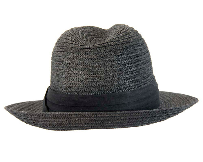 Black mens summer fedora M104B - Hats From OZ