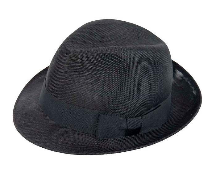 Black summer fedora hat - Hats From OZ