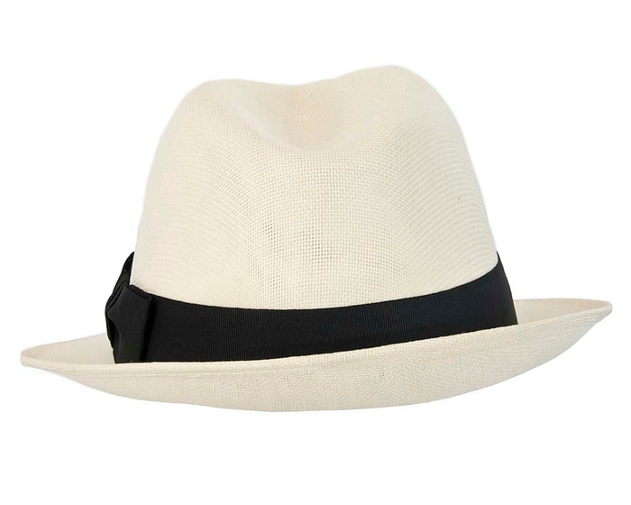 Cream mens summer fedora hat - Hats From OZ