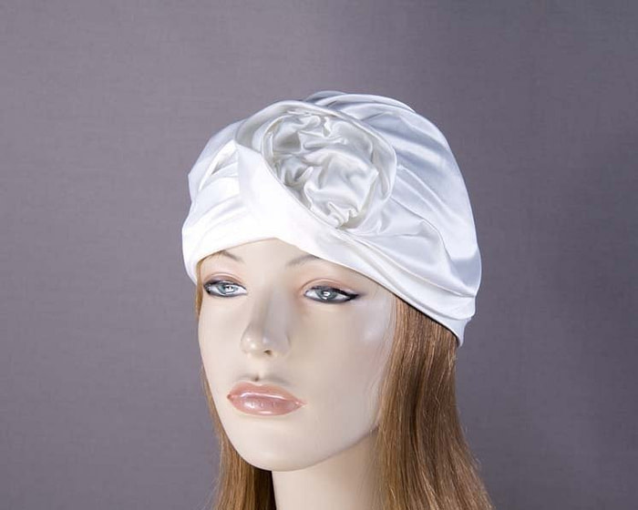 Ivory turban by Max Alexander - Hats From OZ