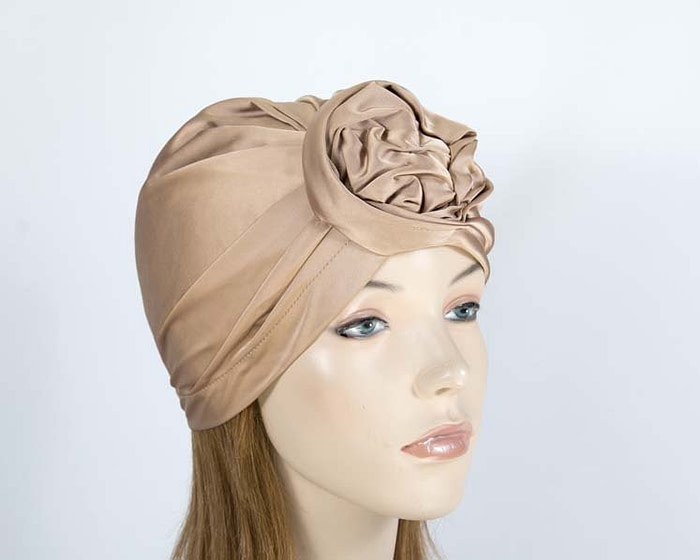 Beige turban by Max Alexander - Hats From OZ
