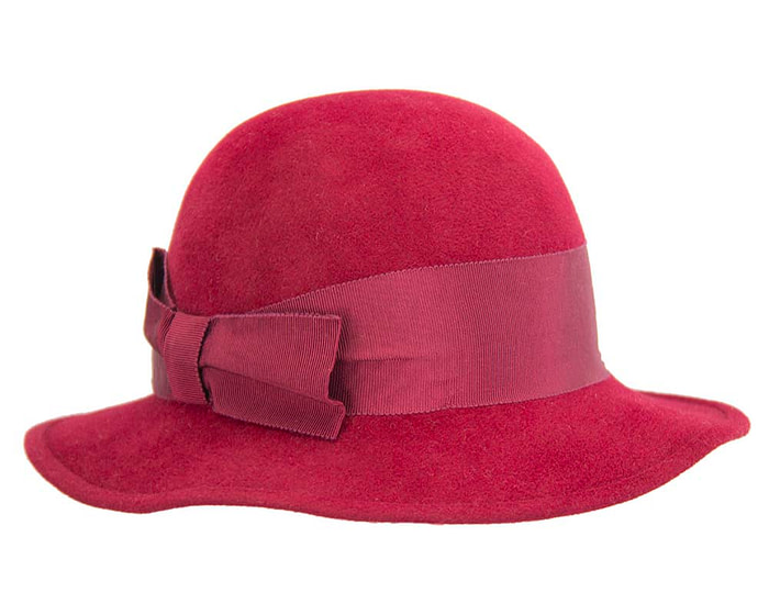 Exclusive red rabbit fur hat - Hats From OZ