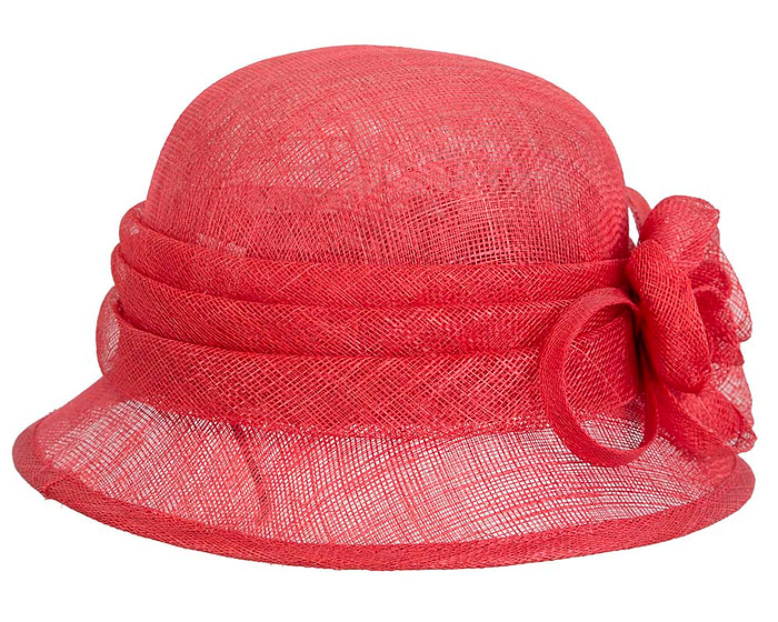 Red Ladies Cloche Racing Hat by Max Alexander - Hats From OZ