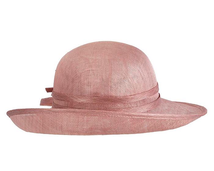 Dusty pink fashion racing hat by Max Alexander - Hats From OZ