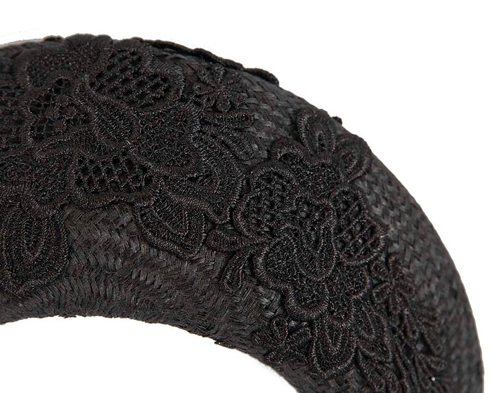 Exclusive black headband by Cupids Millinery - Hats From OZ