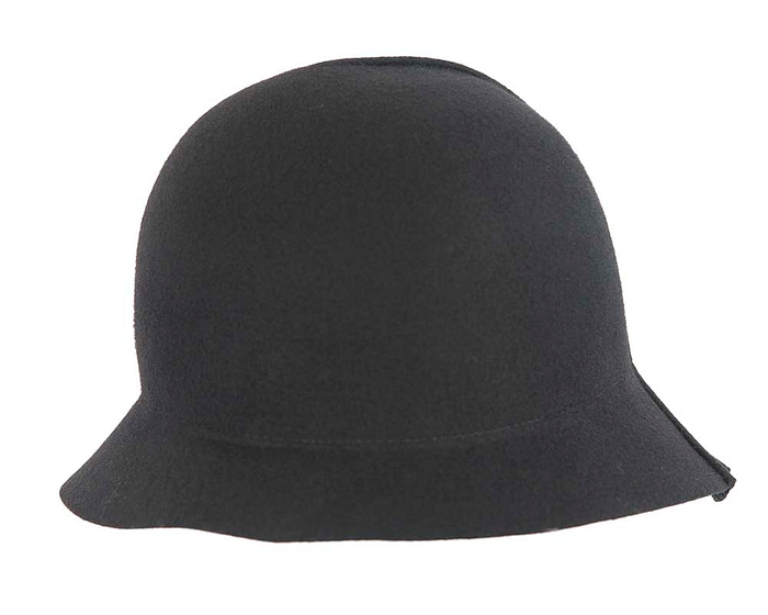 Black winter fashion bucket hat by Cupids Millinery - Hats From OZ