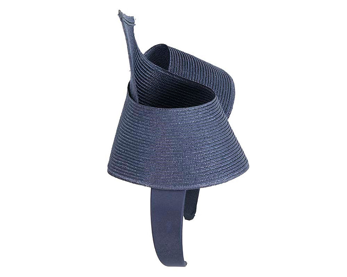 Modern navy fascinator by Max Alexander - Hats From OZ