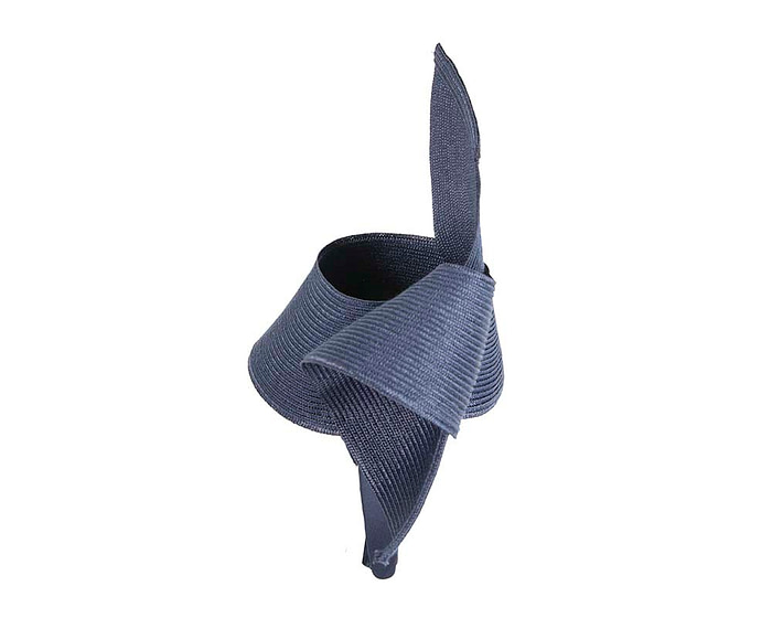 Modern navy fascinator by Max Alexander - Hats From OZ