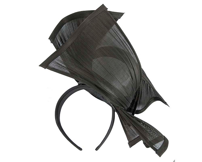 Bespoke black jinsin racing fascinator by Fillies Collection - Hats From OZ