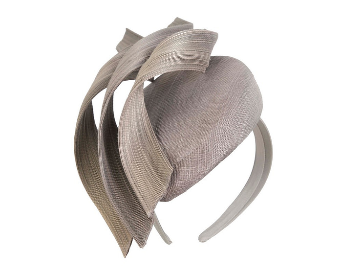 Bespoke silver pillbox fascinator by Fillies Collection - Hats From OZ