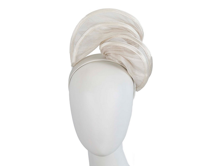 Cream headband racing fascinator by Fillies Collection - Hats From OZ