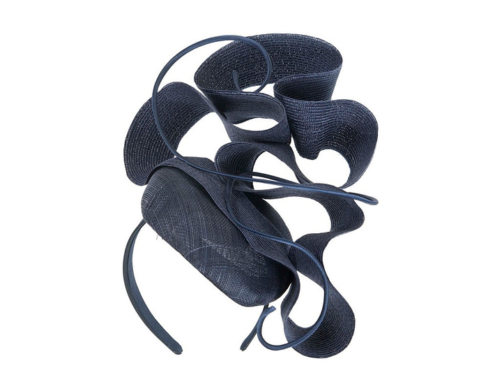 Navy designers racing fascinator by Fillies Collection - Hats From OZ