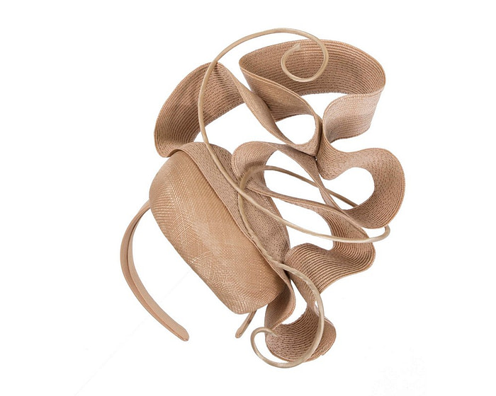 Nude designers racing fascinator by Fillies Collection - Hats From OZ