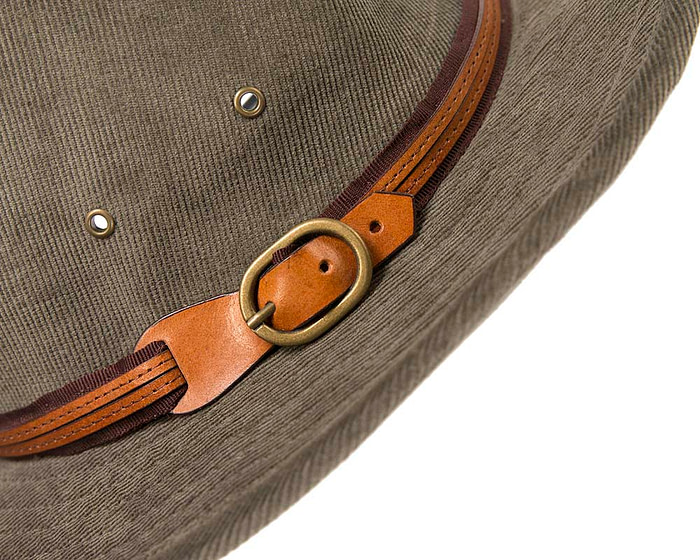 Charcoal corduroy Sheriff's Hat - Hats From OZ
