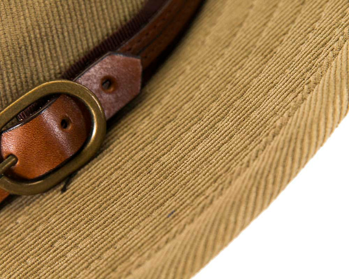 Sand corduroy Sheriff's Hat M129S - Hats From OZ