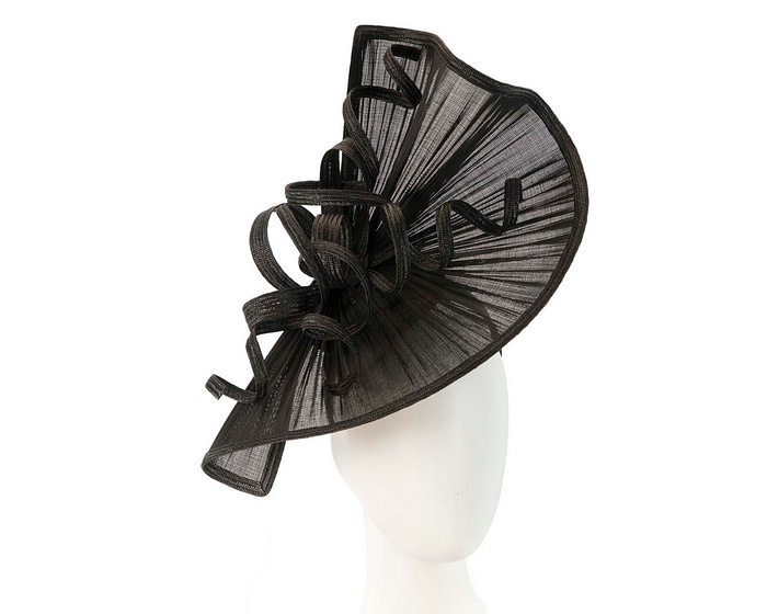 Large black jinsin racing fascinator by Fillies Collection - Hats From OZ