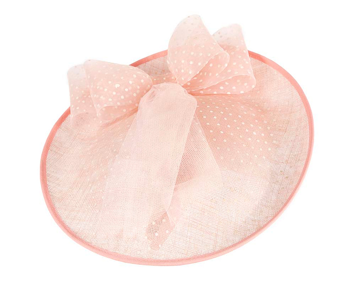 Large pink plate hatinator by Cupids Millinery Melbourne - Hats From OZ
