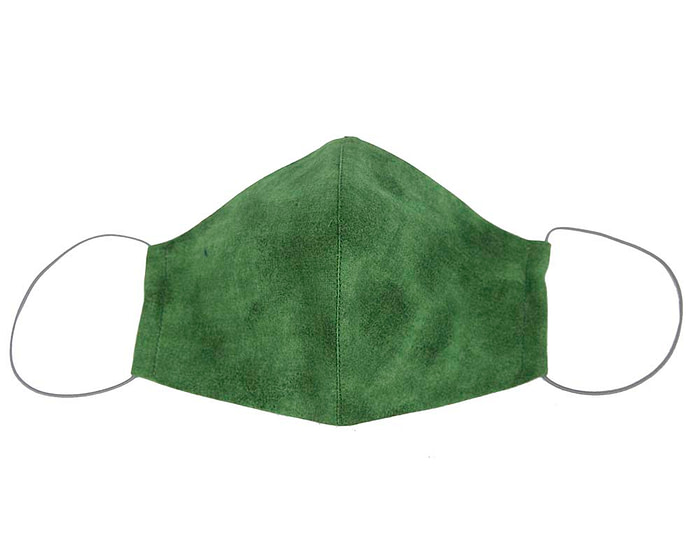 Comfortable re-usable cotton face mask with shades of green - Hats From OZ