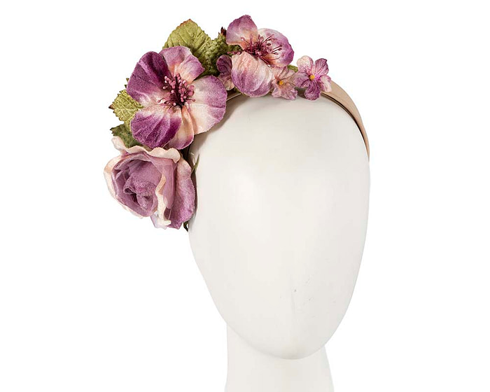 Lilac flower headband fascinator by Max Alexander - Hats From OZ