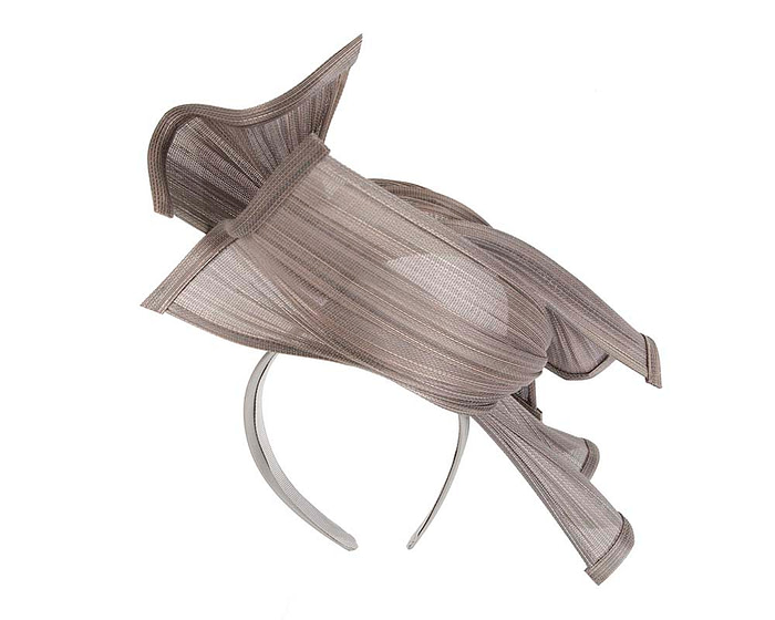 Bespoke silver jinsin racing fascinator by Fillies Collection - Hats From OZ