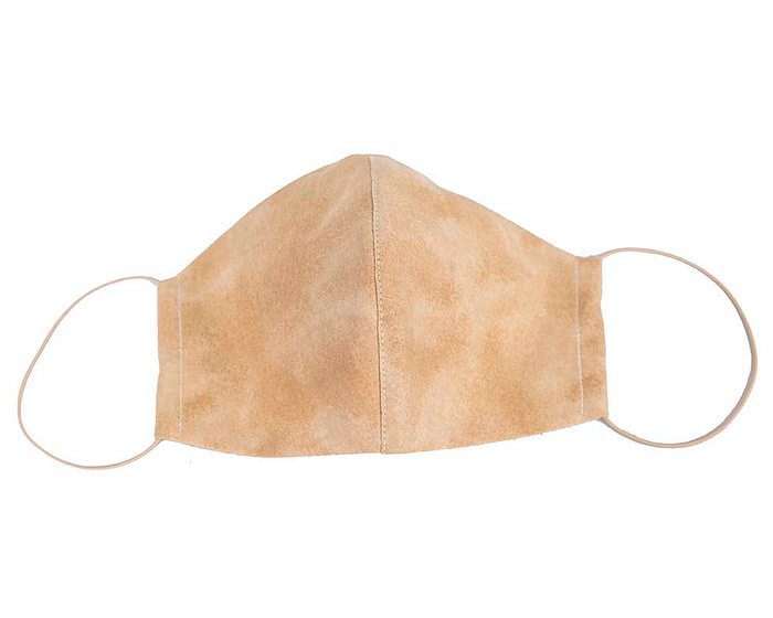 Comfortable re-usable cotton face mask with shades of yellow - Hats From OZ