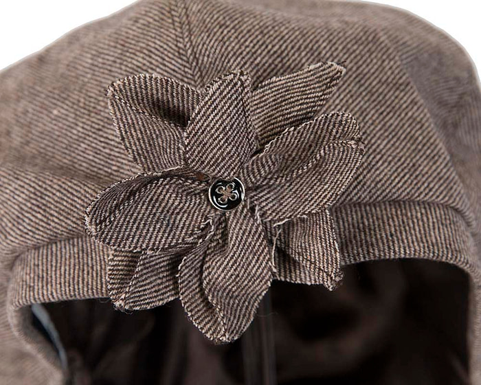 Brown winter ladies fashion beret hat by Max Alexander - Hats From OZ