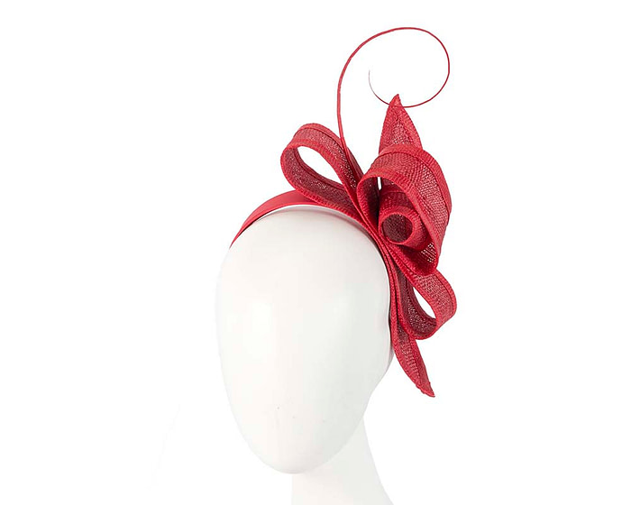 Red bow Max Alexander fascinator by Max Alexander - Hats From OZ