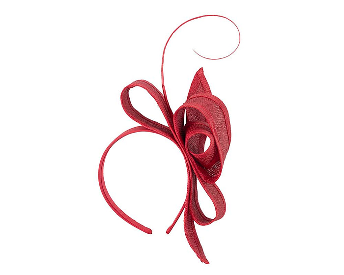 Red bow Max Alexander fascinator by Max Alexander - Hats From OZ