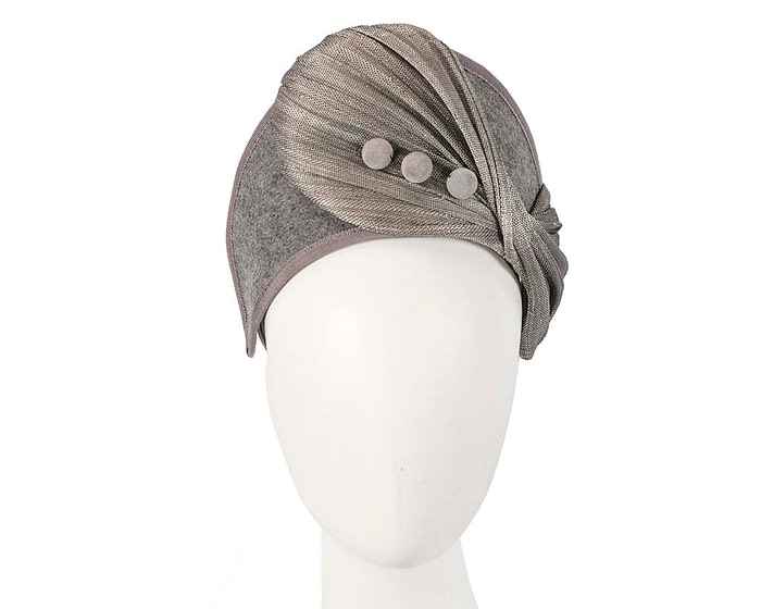 Silver crown winter fascinator by Fillies Collection - Hats From OZ