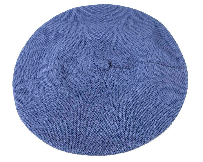 Woolen woven violet beret by Max Alexander - Hats From OZ