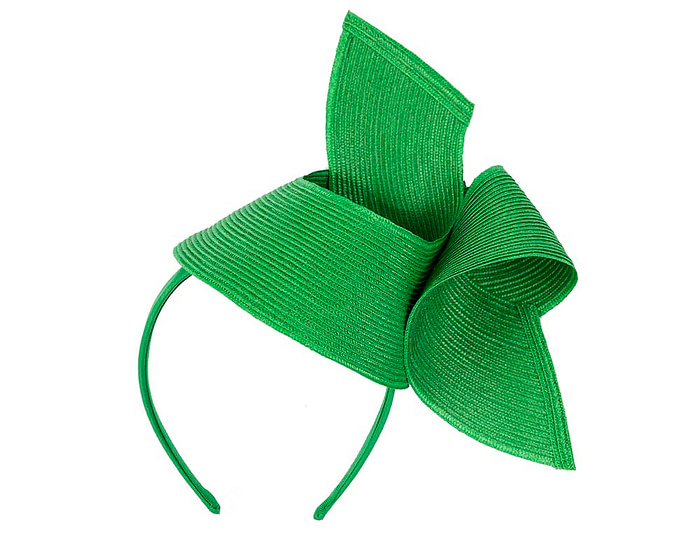 Modern green fascinator by Max Alexander - Hats From OZ