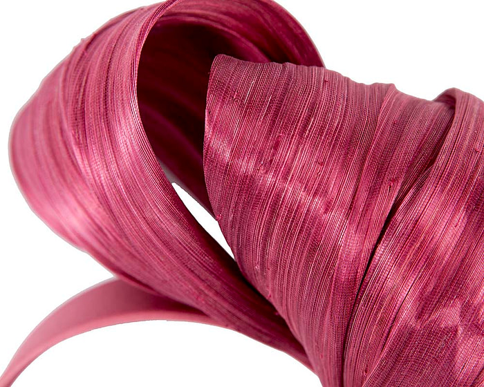 Exclusive wild rose silk abaca bow by Fillies Collection - Hats From OZ
