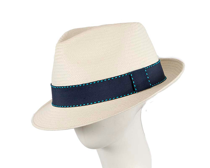 Ecuadorian Panama Cuenca Hat Trilby Fedora Short Brim - Hats From OZ