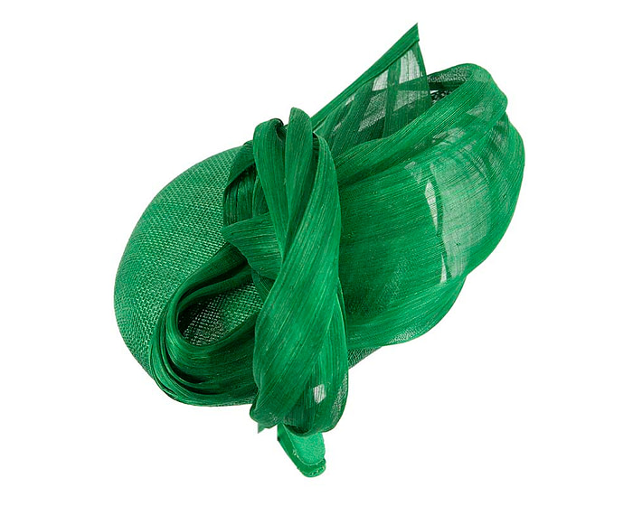 Elegant green pillbox racing fascinator by Fillies Collection - Hats From OZ