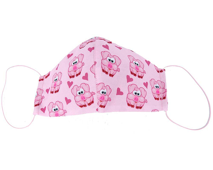 Comfortable re-usable cotton face mask Pigs - Hats From OZ