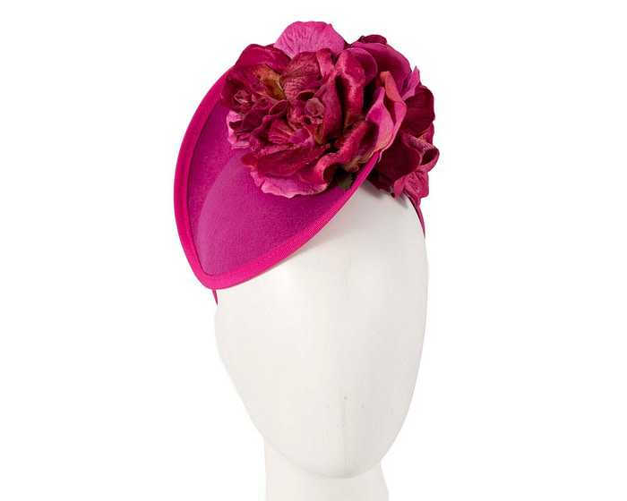 Fuchsia flower fascinator by Fillies Collection - Hats From OZ