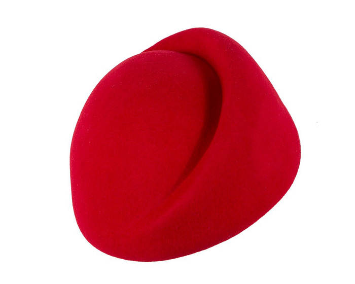 Designers red felt ladies winter hat - Hats From OZ
