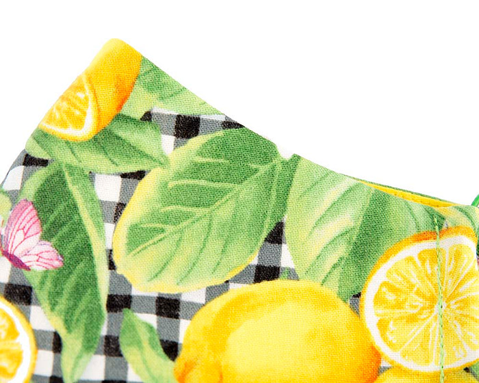 Comfortable re-usable cotton face mask lemons - Hats From OZ