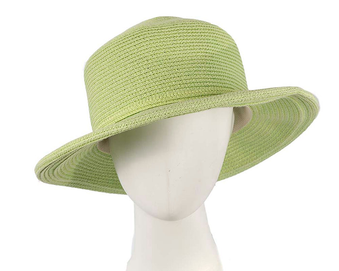 Soft green ladies summer casual beach hat - Hats From OZ