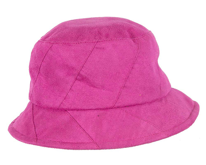 Fuchsia ladies casual bucket hat - Hats From OZ