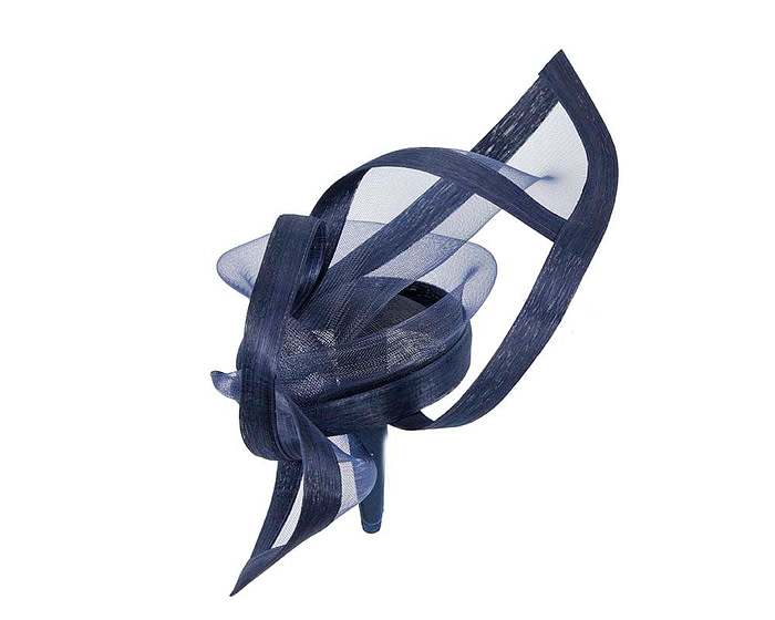 Edgy navy racing fascinator by Fillies Collection - Hats From OZ