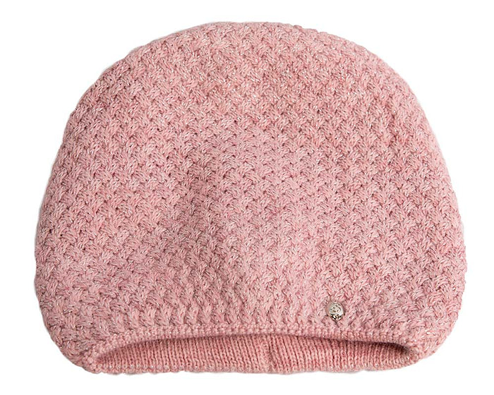 European made crocheted dusty pink beanie - Hats From OZ