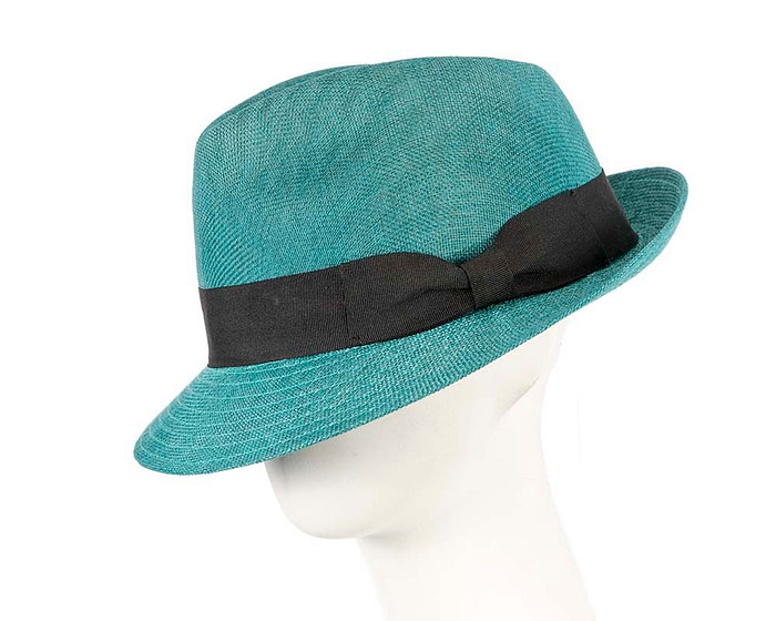 Blue Fedora Homburg Hat - Hats From OZ