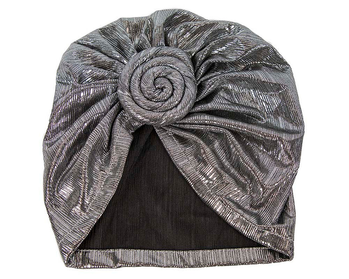 Shiny silver turban by Max Alexander - Hats From OZ