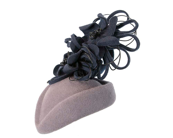 Bespoke winter pillbox fascinator by Fillies Collection - Hats From OZ
