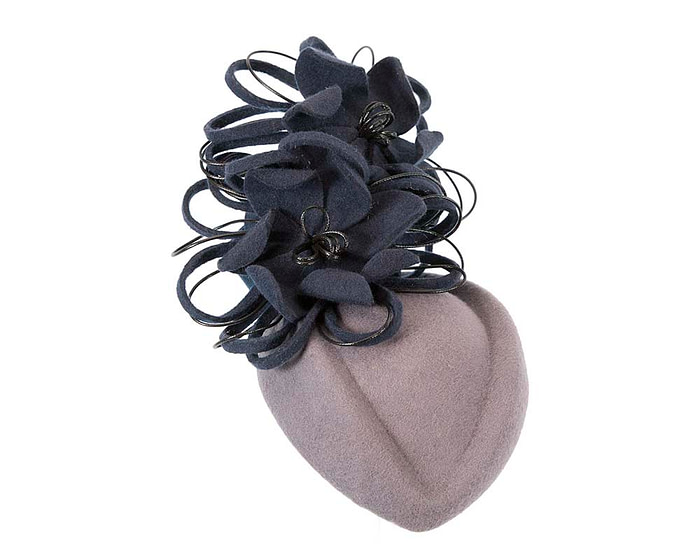 Bespoke winter pillbox fascinator by Fillies Collection - Hats From OZ
