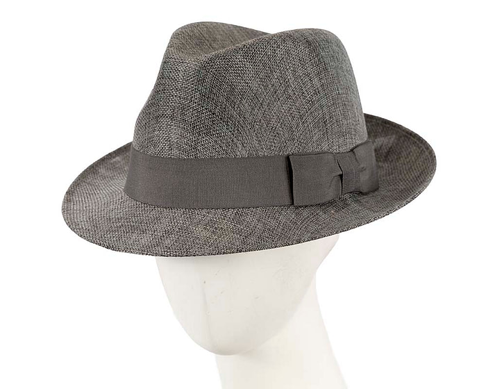 Grey mens summer fedora hat - Hats From OZ