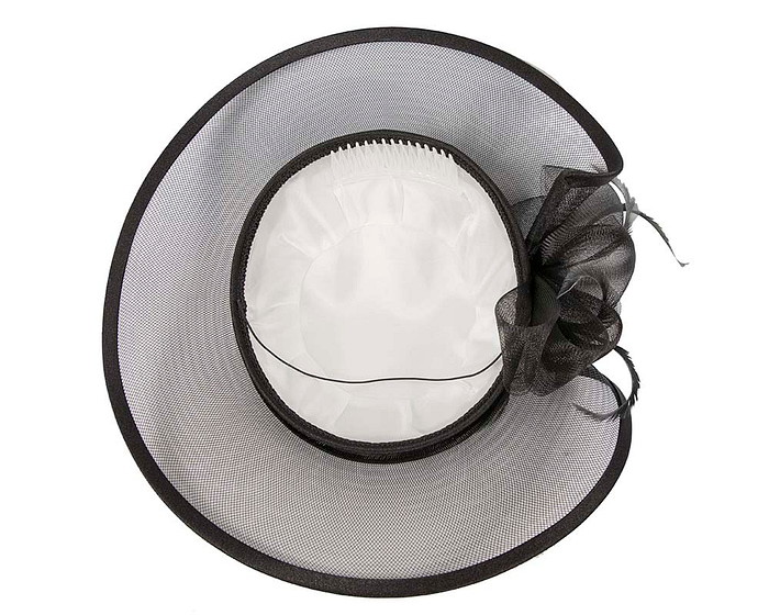 Black Mother of the Bride Wedding Hat custom made to order - Hats From OZ